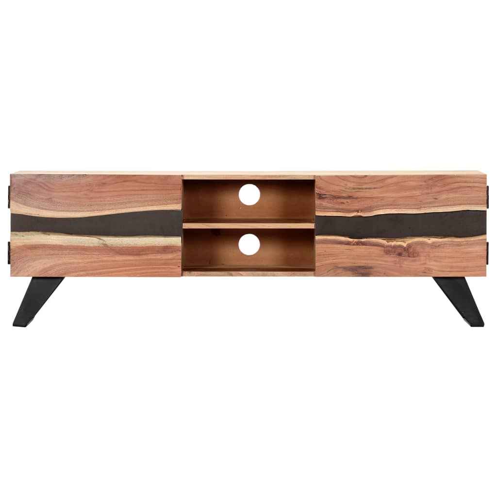 Mobile Porta TV-Mobile per TV-Credenza TV 140x30x45 cm in Legno Massello di Acacia 139264