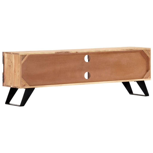 Mobile Porta TV 140x30x45 cm in Legno Massello di Acacia 247974