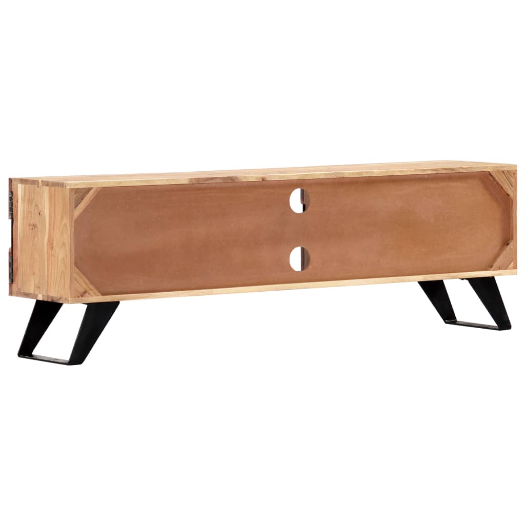 Mobile Porta TV-Mobile per TV-Credenza TV 140x30x45 cm in Legno Massello di Acacia 139264