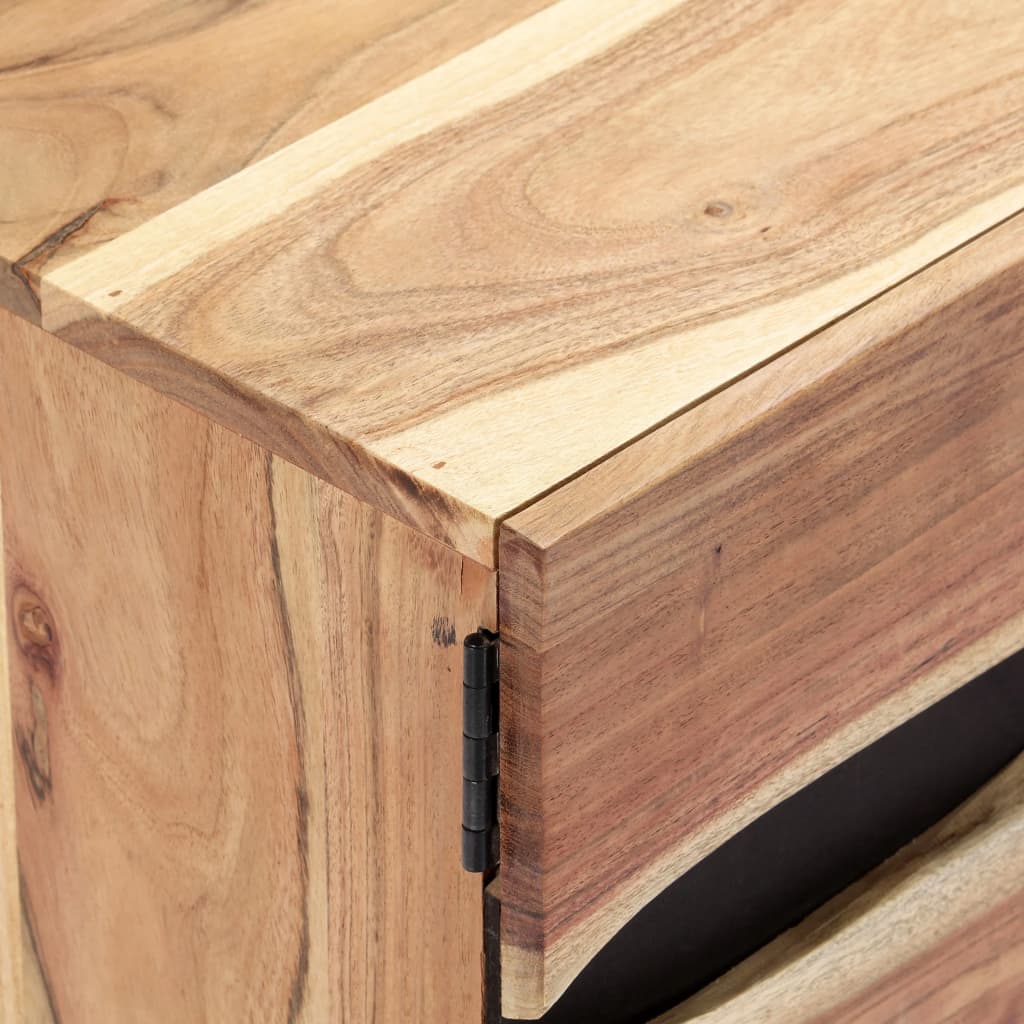 Mobile Porta TV-Mobile per TV-Credenza TV 140x30x45 cm in Legno Massello di Acacia 139264