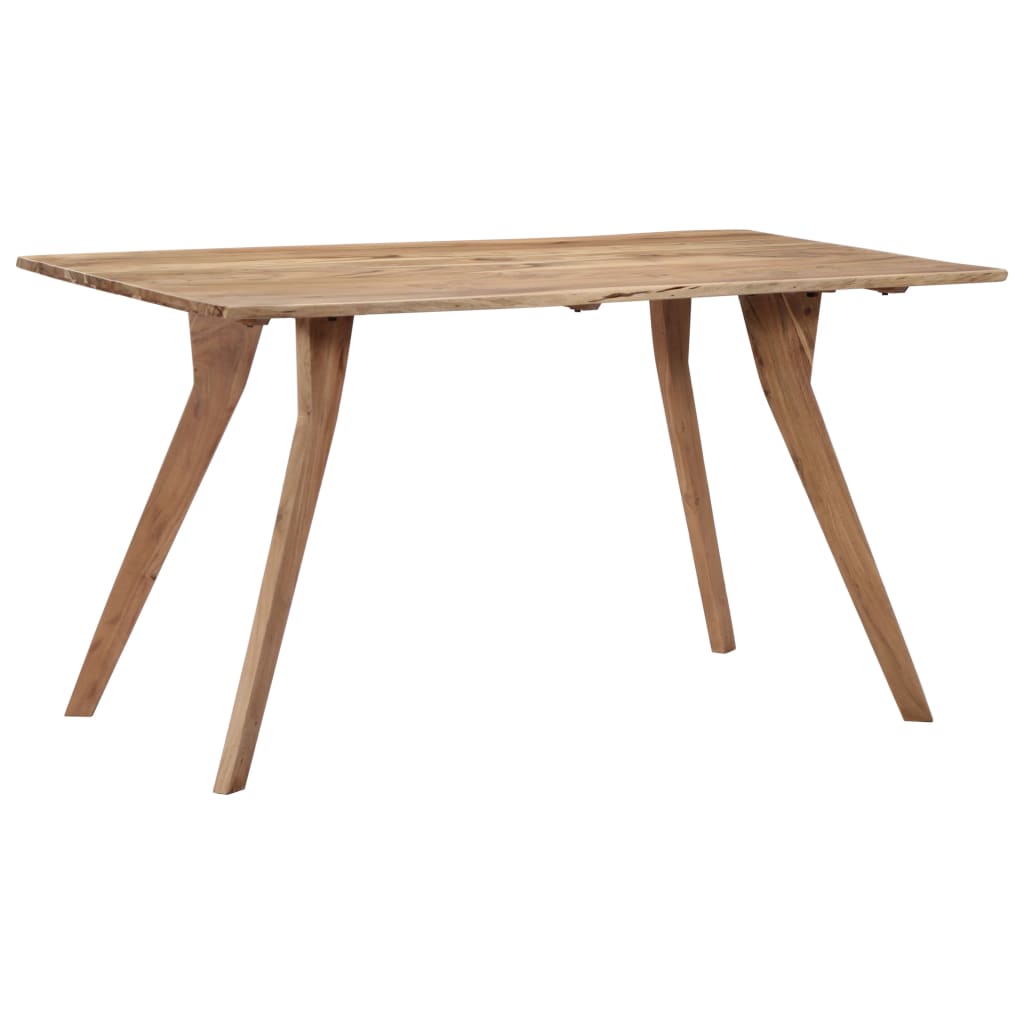 Tavolo da Pranzo 140x80x76 cm in Legno Massello di Acacia 247977