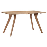 Tavolo da Pranzo 140x80x76 cm in Legno Massello di Acacia 247977