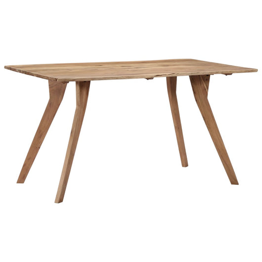 Tavolo da Pranzo 140x80x76 cm in Legno Massello di Acacia 247977