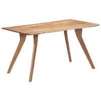 Tavolo da Pranzo 140x80x76 cm in Legno Massello di Acacia 247977