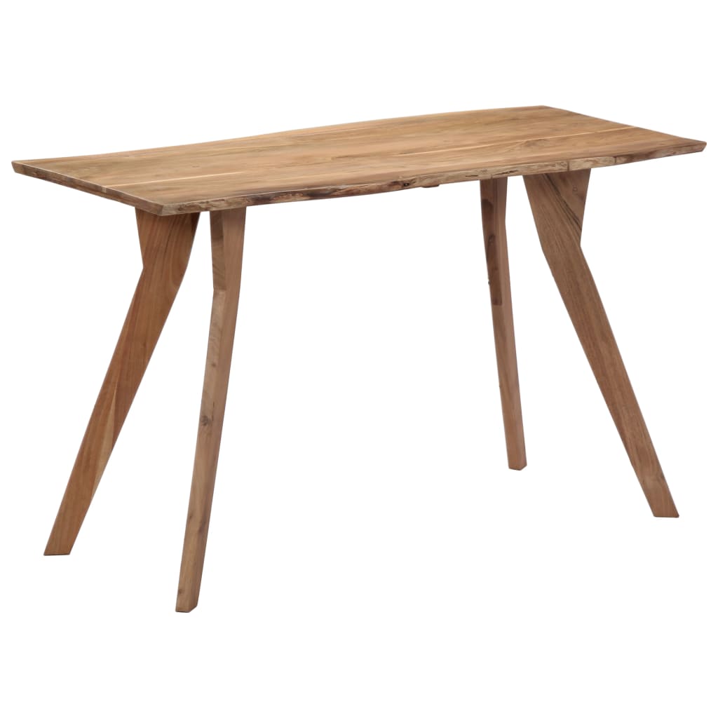 Tavolo da Pranzo 120x58x76 cm in Legno Massello di Acacia cod mxl 59664
