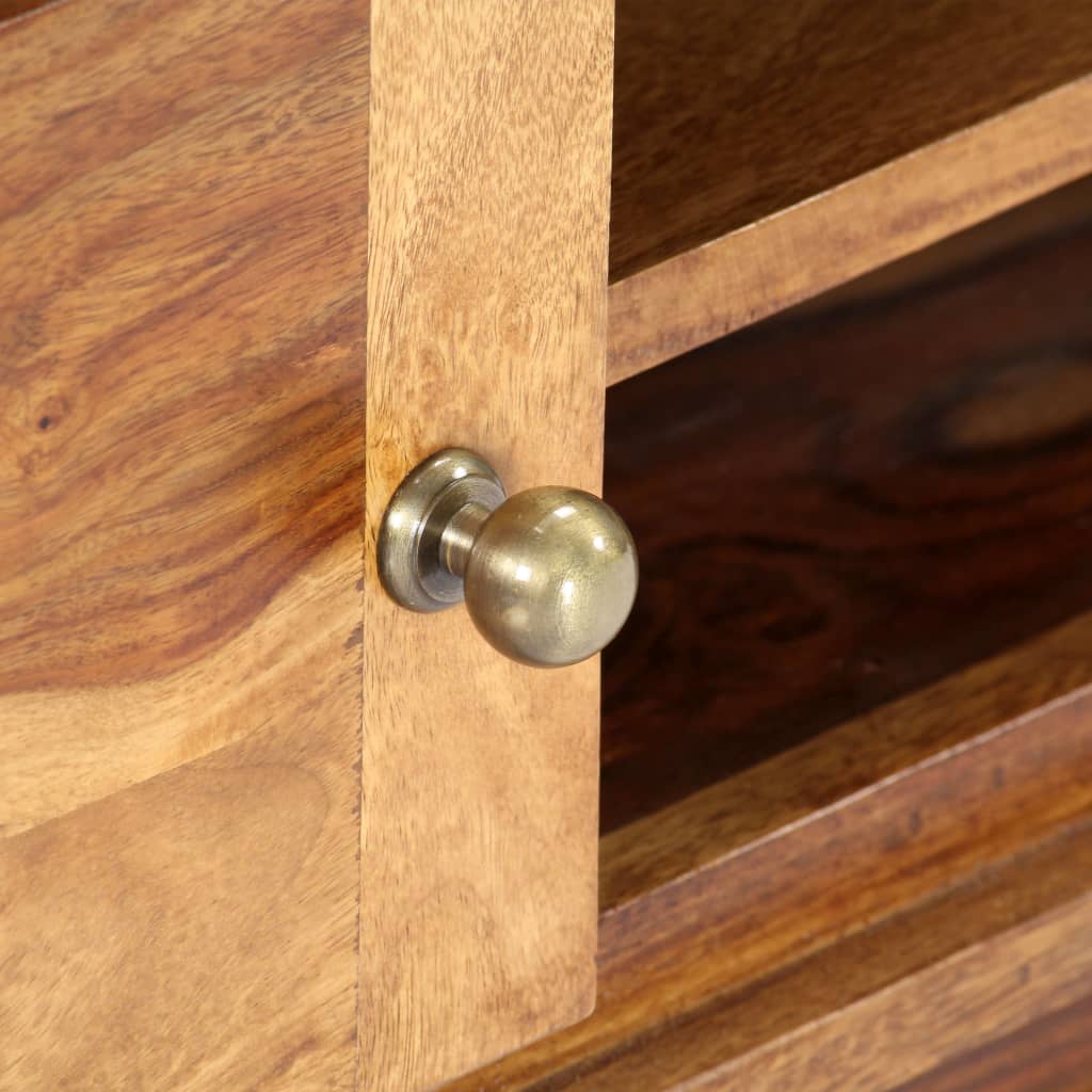 Mobile Porta TV-Mobile per TV-Credenza TV 118x30x40 cm in Legno Massello di Acacia 793235