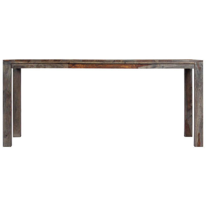 Tavolo da Pranzo Grigio 180x90x76 cm Legno Massello di Acacia 248007