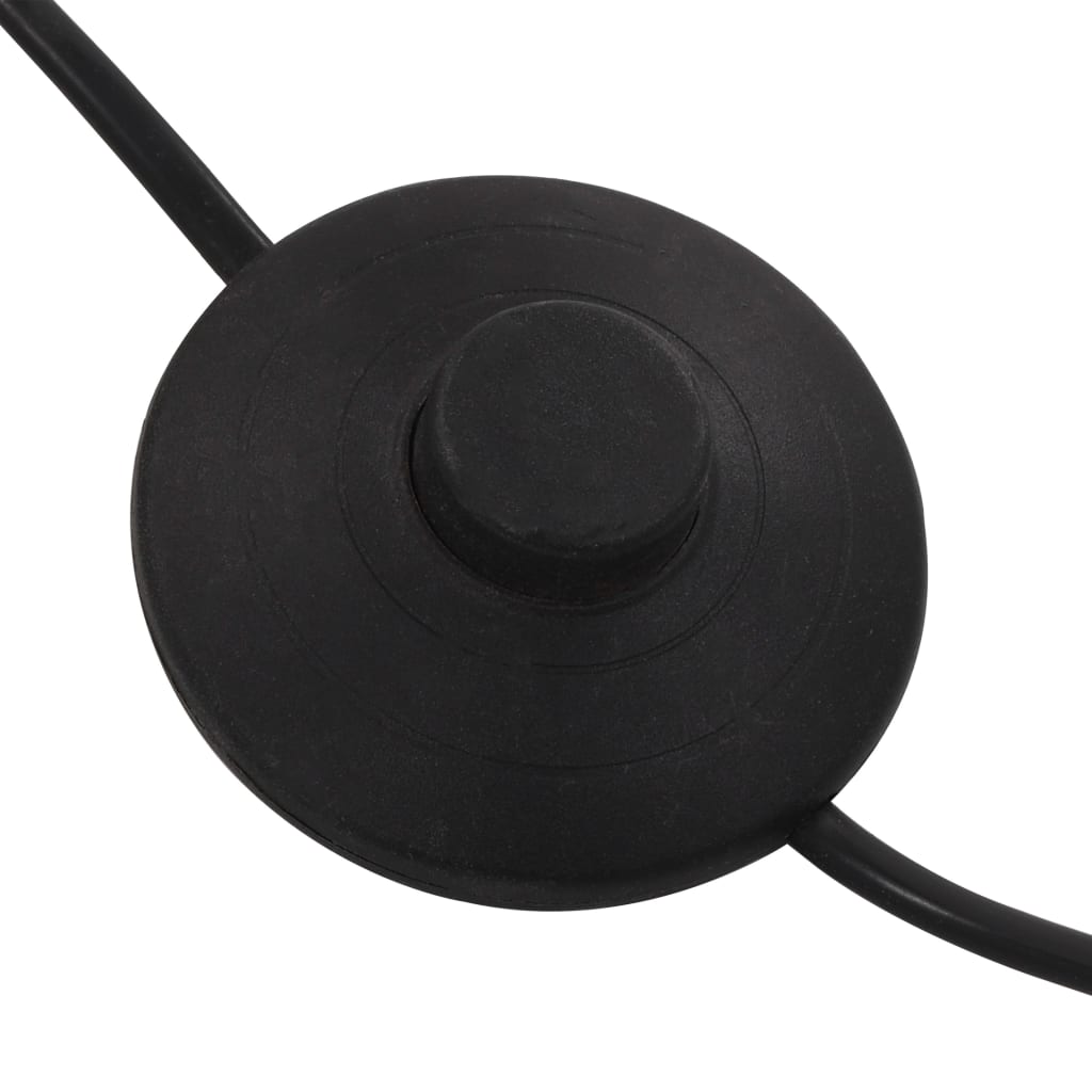 Lampada da Terra 200 cm 5 Bulbi E14 Argento  cod mxl 78277