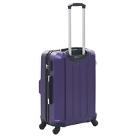 Set Trolley a Custodia Rigida 3 pz Viola in ABS cod mxl 76067