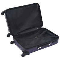 Set Trolley a Custodia Rigida 3 pz Viola in ABS cod mxl 76067