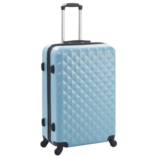 Set Trolley a Custodia Rigida 3 pz Blu in ABS 91889