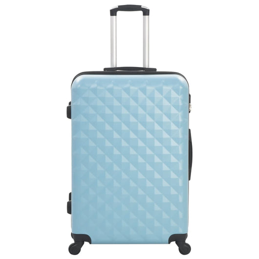 Set Trolley a Custodia Rigida 3 pz Blu in ABS 91889