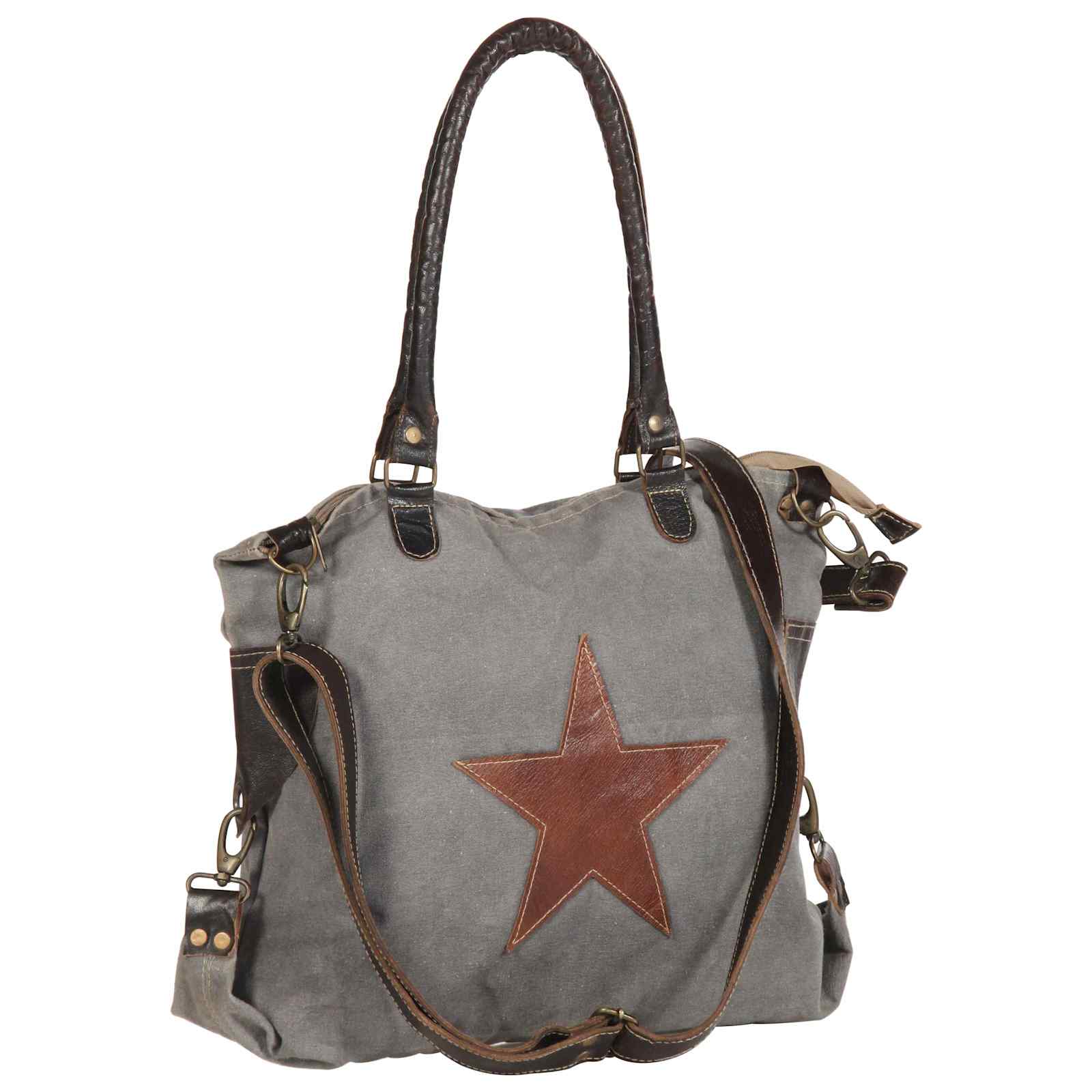 Borsa Star Grigio scuro 63 x 41 cm Tela 247766