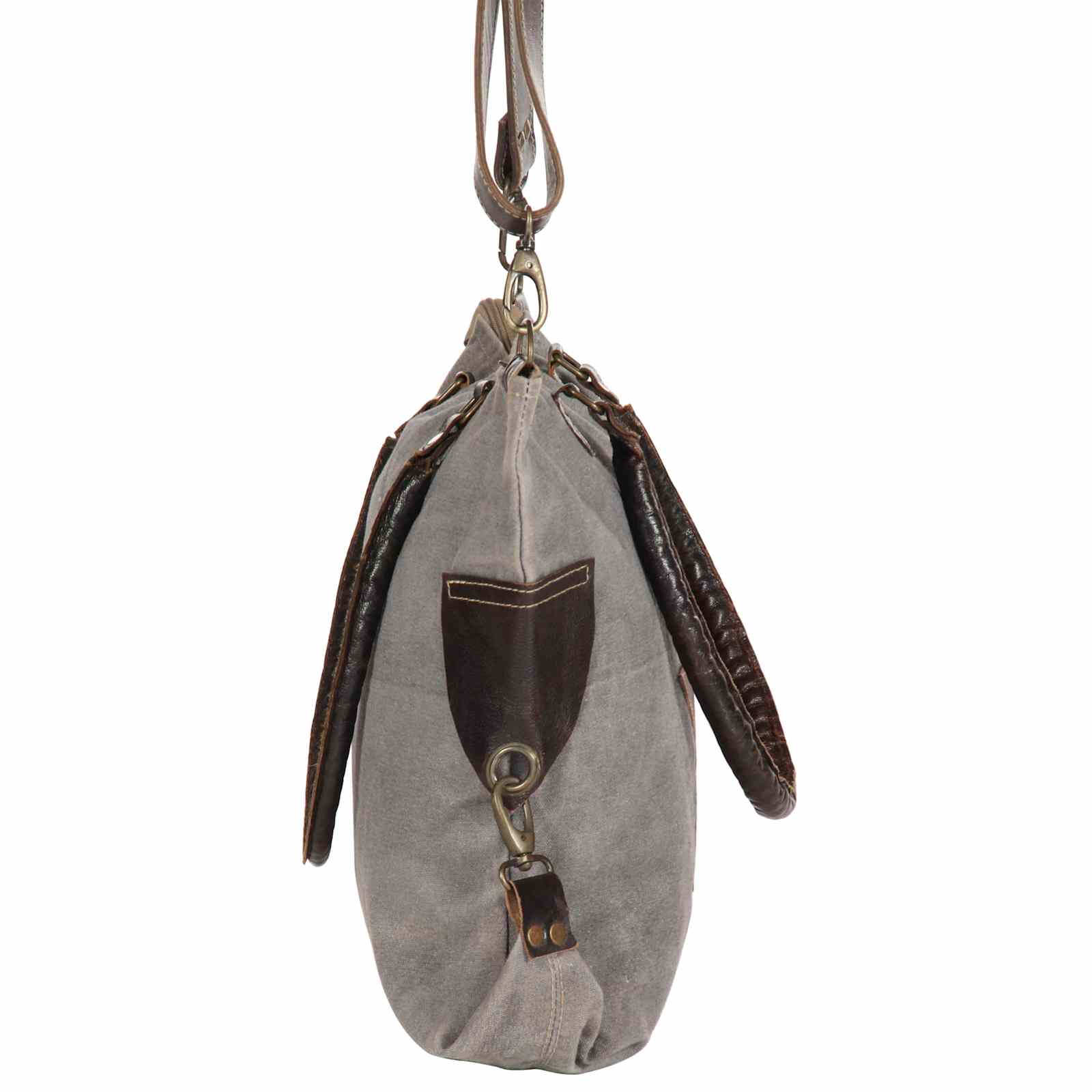 Borsa Star Grigio scuro 63 x 41 cm Tela 247766