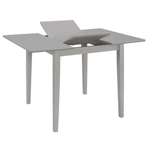 Tavolo da Pranzo Estensibile Grigio (80-120)x80x74 cm in MDF 247627