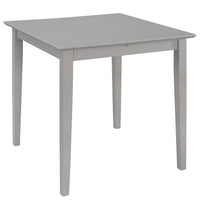 Tavolo da Pranzo Estensibile Grigio (80-120)x80x74 cm in MDF 247627