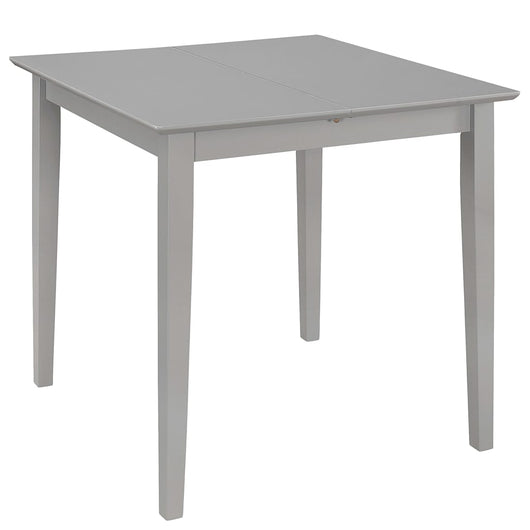 Tavolo da Pranzo Estensibile Grigio (80-120)x80x74 cm in MDF 247627