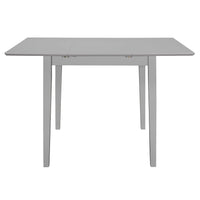 Tavolo da Pranzo Estensibile Grigio (80-120)x80x74 cm in MDF 247627