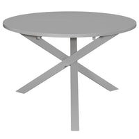 Tavolo da Pranzo Grigio 120x75 cm in MDF 247633