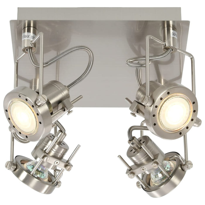 Faretto a 4 Vie Argento GU10 281447