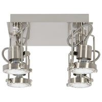 Faretto a 4 Vie Argento GU10 281447