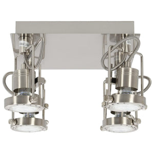 Faretto a 4 Vie Argento GU10 281447
