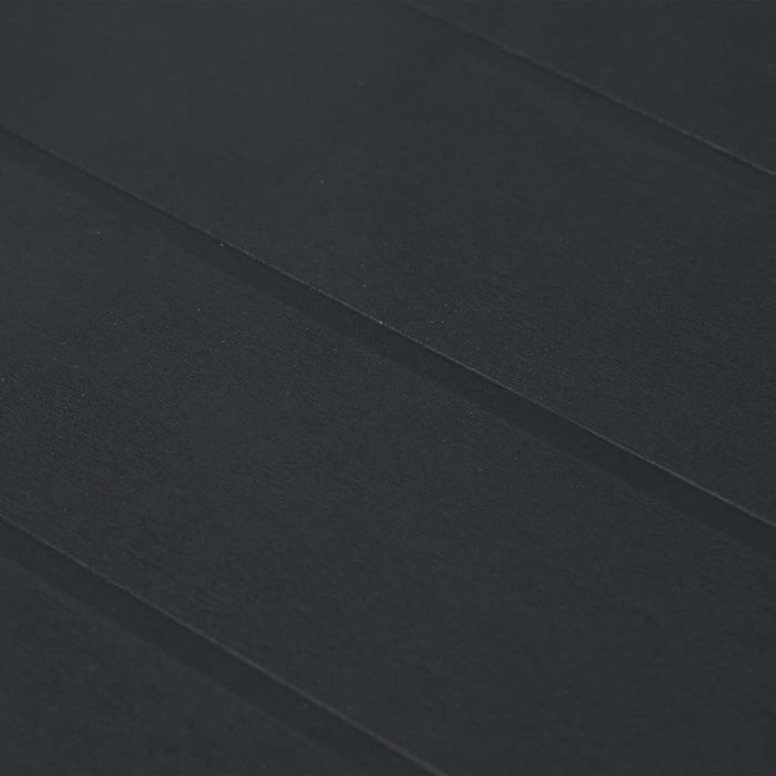 Set Pranzo da Giardino 7 pz in Plastica Antracite Stile Rattan cod mxl 37735