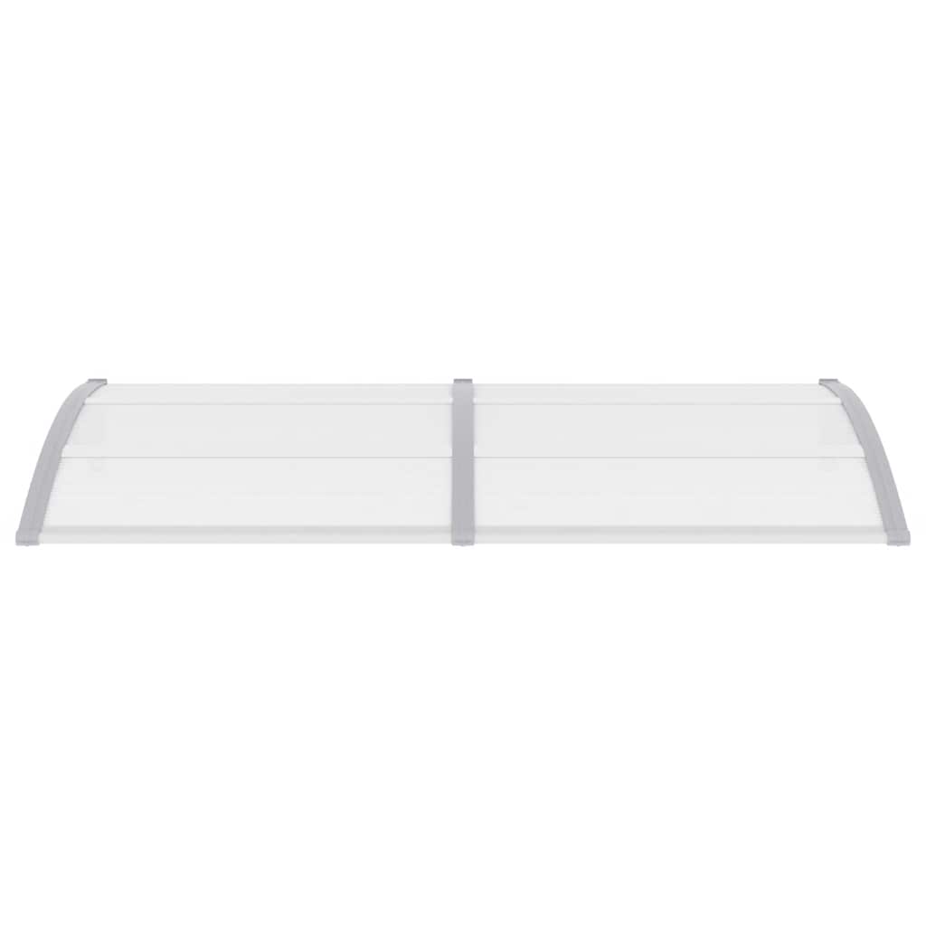 Pensilina per Porta Grigia e Trasparente 200x80 cm in PC  cod mxl 9778