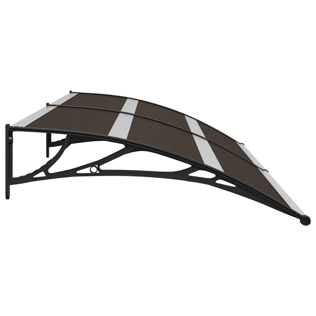 Pensilina per Porta Nera 240x75 cm in PC 144826