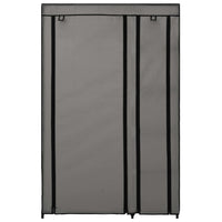 Armadi Pieghevoli 2 pz Grigi 110x45x175 cm in Tessuto cod mxl 76607