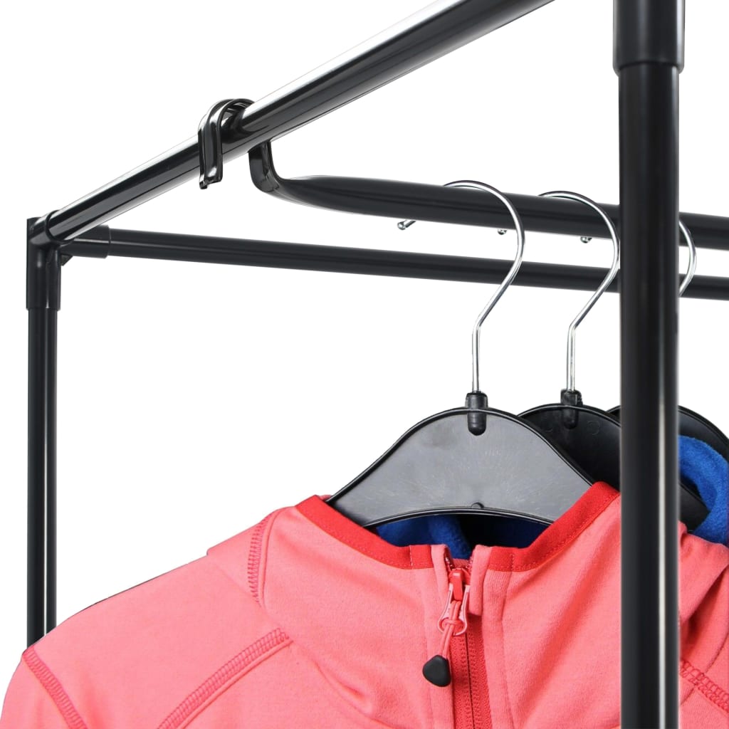 Armadio 2 pz Nero 75x50x160 cm cod mxl 76984