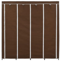 Guardaroba con 4 Scomparti Marrone 175x45x170 cm cod mxl 66123