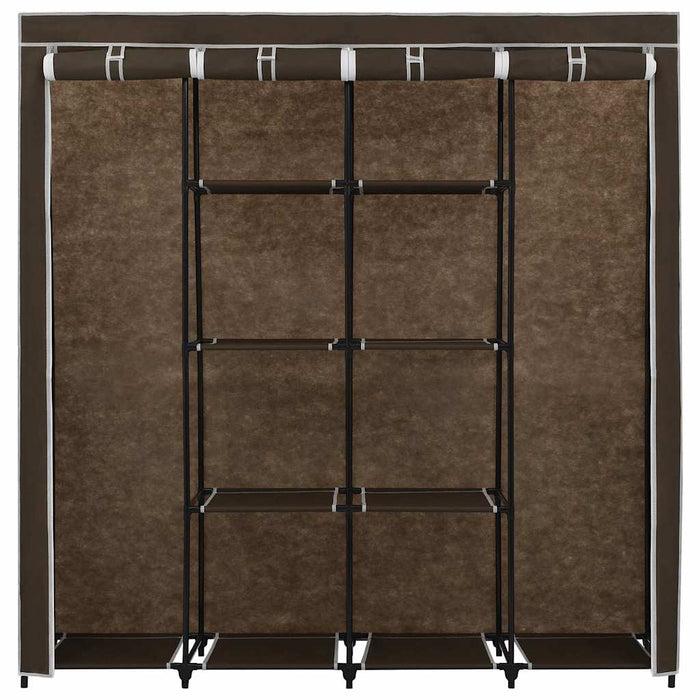 Guardaroba con 4 Scomparti Marrone 175x45x170 cm 282446