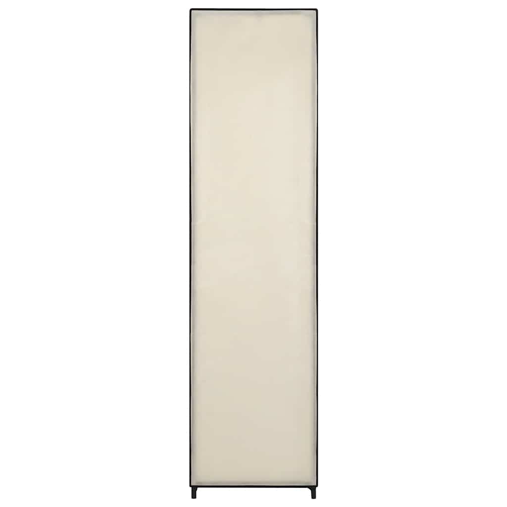 Guardaroba con 4 Scomparti Crema 175x45x170 cm 282447