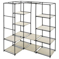 Armadio Angolare Crema 130x87x169 cm 282451