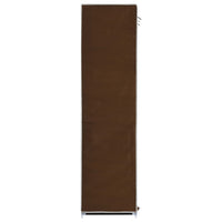 Armadio con Scomparti e Aste Marrone 150x45x175 cm in Tessuto cod mxl 72698
