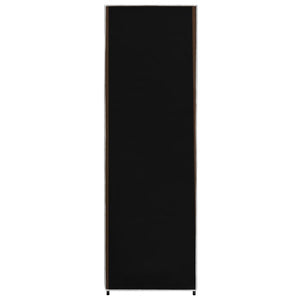 Armadio Nero 87x49x159 cm in Tessuto