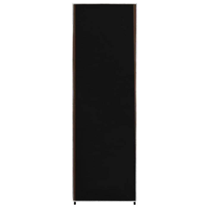 Armadio Nero 87x49x159 cm in Tessuto