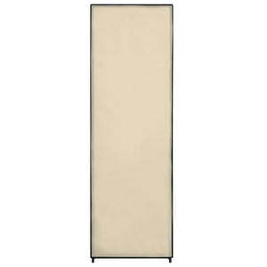 Armadio Crema 87x49x159 cm in Tessuto 282459