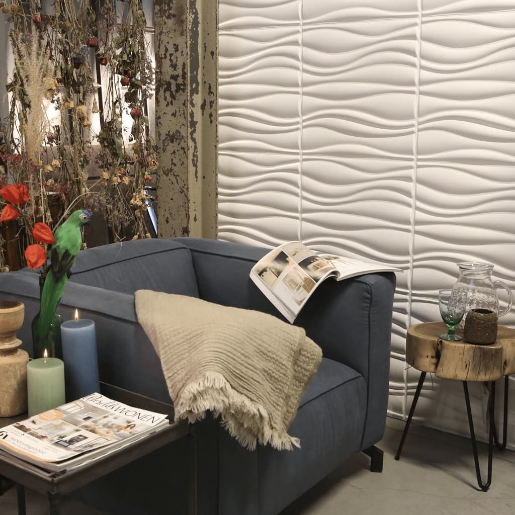 WallArt 24 pz Pannelli Murali 3D GA-WA04 Waves 276196