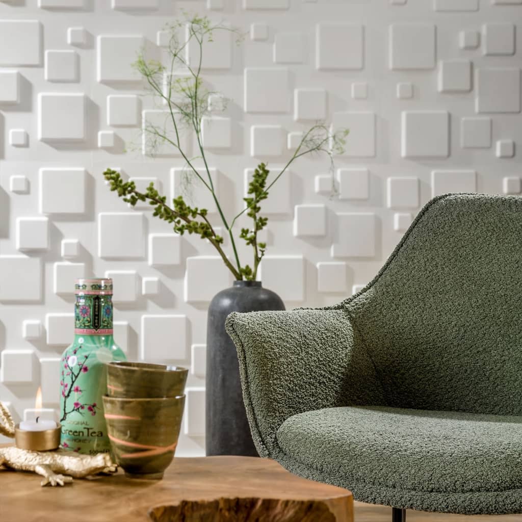 WallArt 24 pz Pannelli Murali 3D GA-WA09 Squares  cod mxl 11493