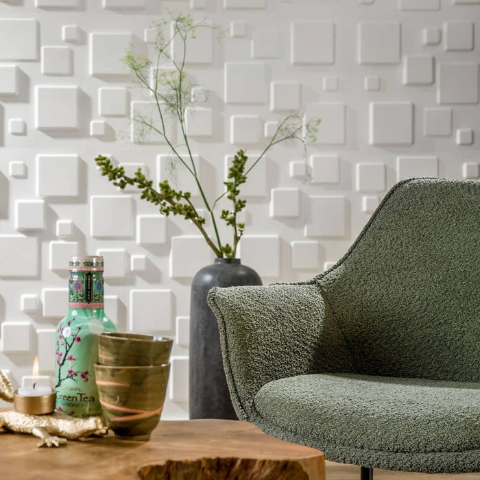 WallArt 24 pz Pannelli Murali 3D GA-WA09 Squares  cod mxl 11493