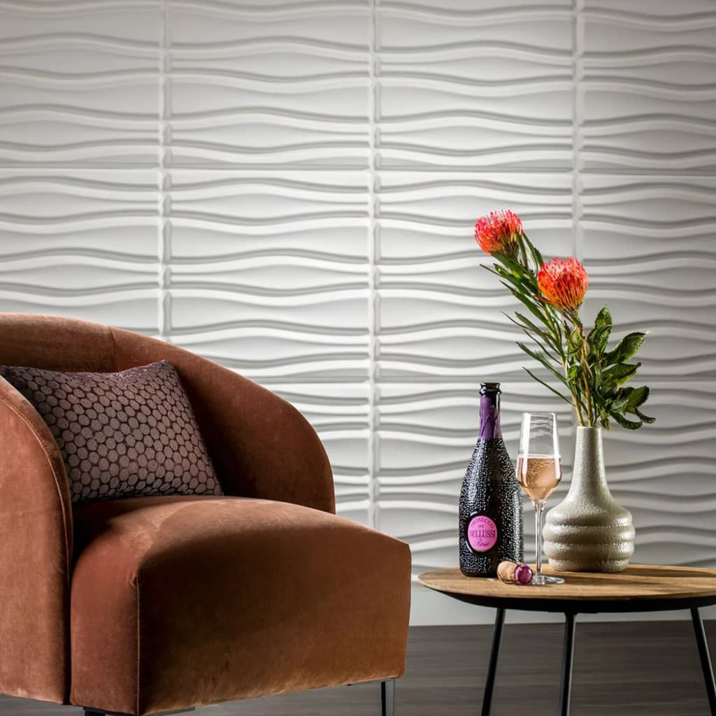 WallArt 24 pz Pannelli Murali 3D GA-WA14 Flows 276205