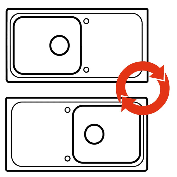 Lavello da cucina monovasca 765 x 46 cm granito beige 02_0002334