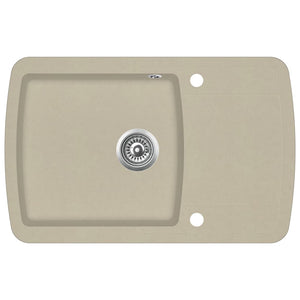 Lavello da cucina monovasca 78 x 50 cm granito beige 02_0002337