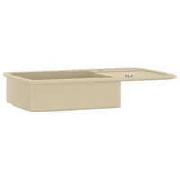 Lavello da Cucina in Granito Vasca Singola Beige 144852