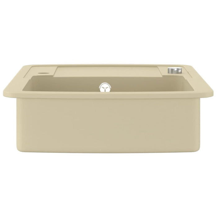 Lavello da Cucina in Granito Vasca Singola Beige 144852