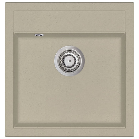 Lavello da cucina 49 x 51 cm vasca singola granito beige 02_0002341