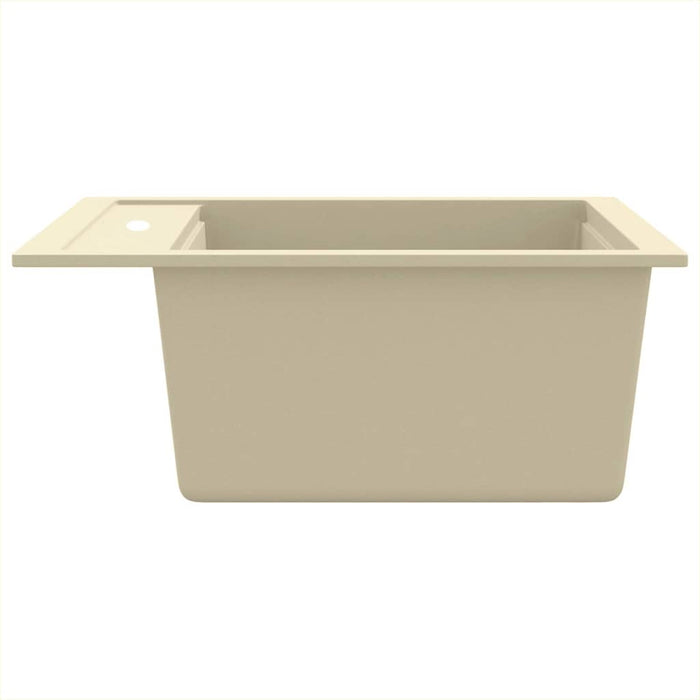 Lavello da Cucina in Granito Vasca Singola Beige 144856