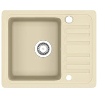 Lavello da Cucina in Granito Vasca Singola Beige cod mxl 36505